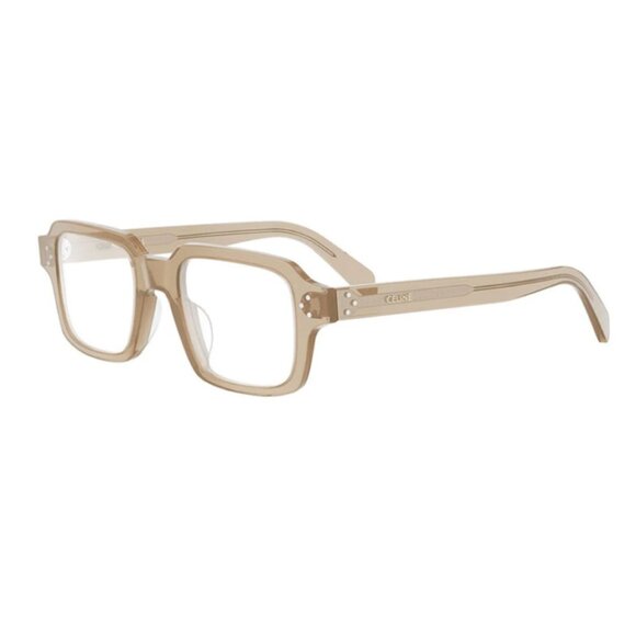 NEW CL50144U 045, BEIGE CLEAR EYEGLASSES CELINE - Picture 1 of 3